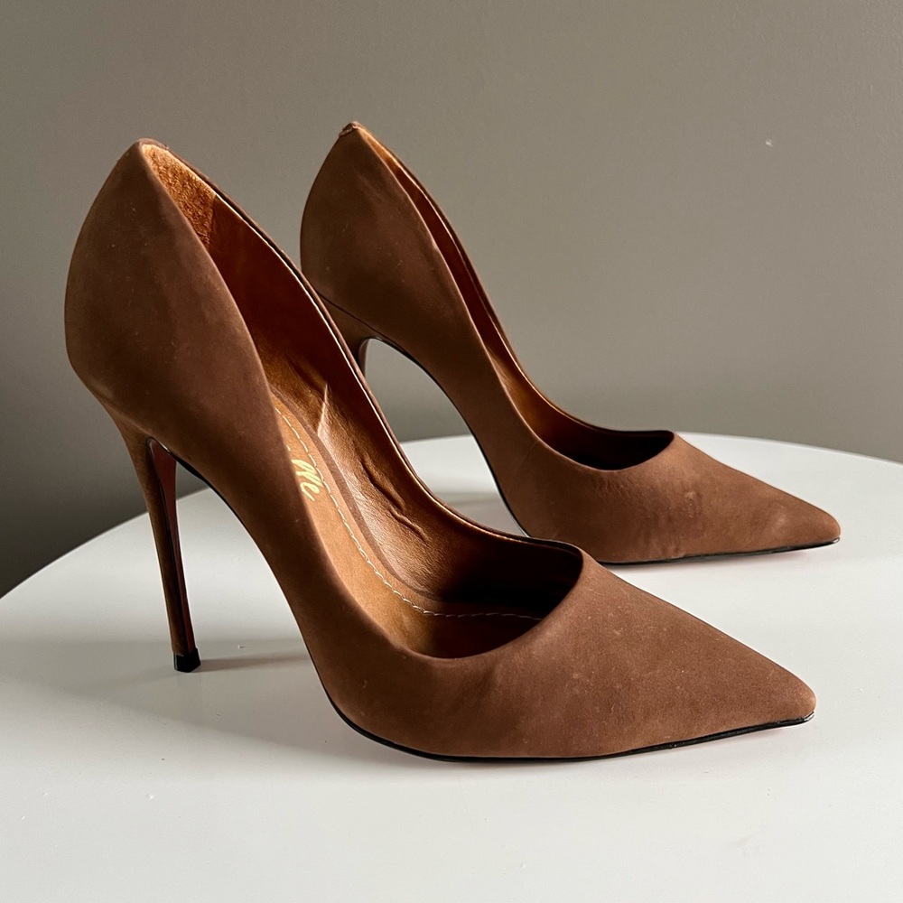 L’Intervalle Teeva suede/leather pump  size 5